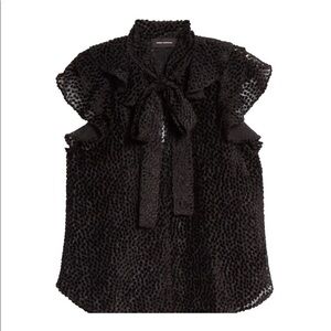 Robert Rodriguez sheer blouse sz 10